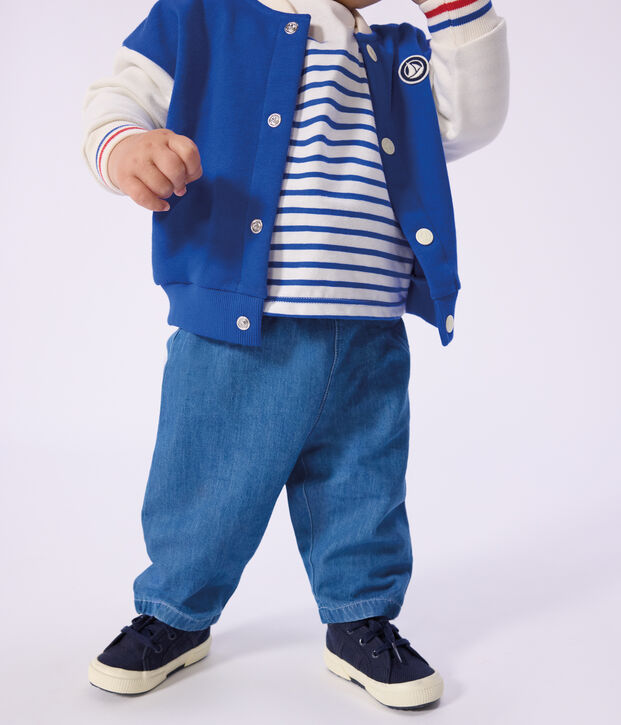 Babyhose aus leichtem Denim blau