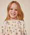 Langärmelige Kinder-Bluse aus Doppeljersey für Mädchen weiss AVALANCHE/ MULTICO