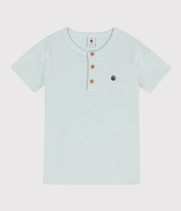 Kurz&auml;rmeliges Kinder-T-Shirt aus Baumwolle f&uuml;r Jungen gr&uuml;n