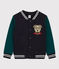 Kinder-Teddyjacke aus Molton für Jungen blau SMOKING/ PINEDE