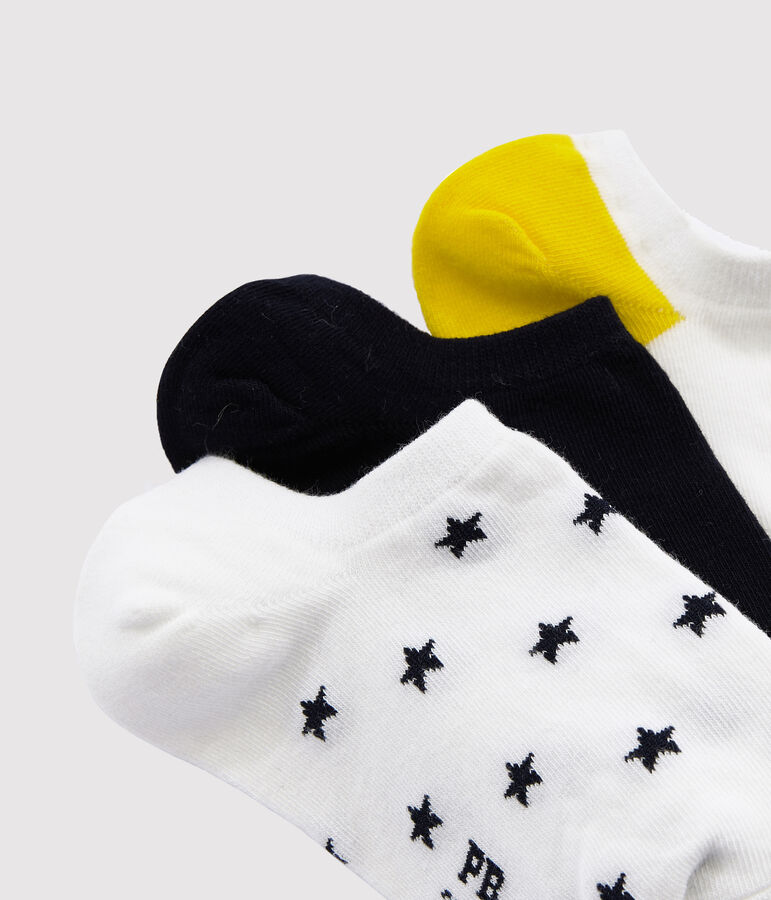 Set aus 3 Paar Kinderstr&uuml;mpfen Jungen vielfarbig