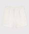 Kinder-Shorts aus Baumwolle mit Herzmotiv weiss MARSHMALLOW