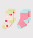 2er-Set Kindersocken für Mädchen