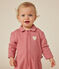 Langer Baby-Overall aus Molton rosa ROSEWOOD