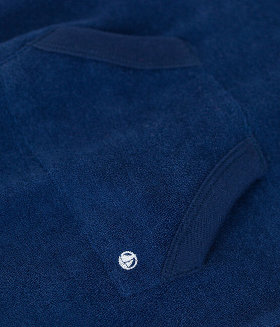 Baby-Kurzoverall aus Frottee blau MEDIEVAL