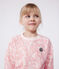 Kinder-Sweatshirt aus bedruckter Baumwolle rosa FLEUR/ SPI