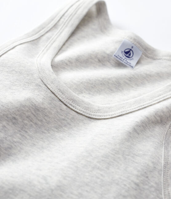 Tanktop L’ICONIQUE aus Baumwolle für Damen grau BELUGA CHINE