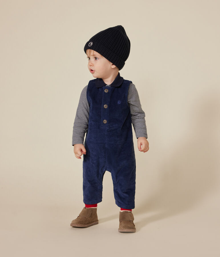 Baby-Overall aus Cord blau