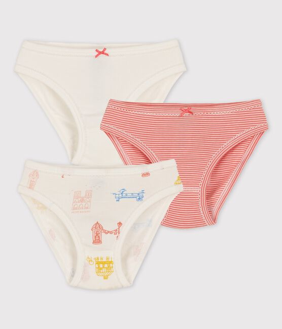 3er-Set Slips aus Baumwolle mit Paris-Motiv für Mädchen variante 1
