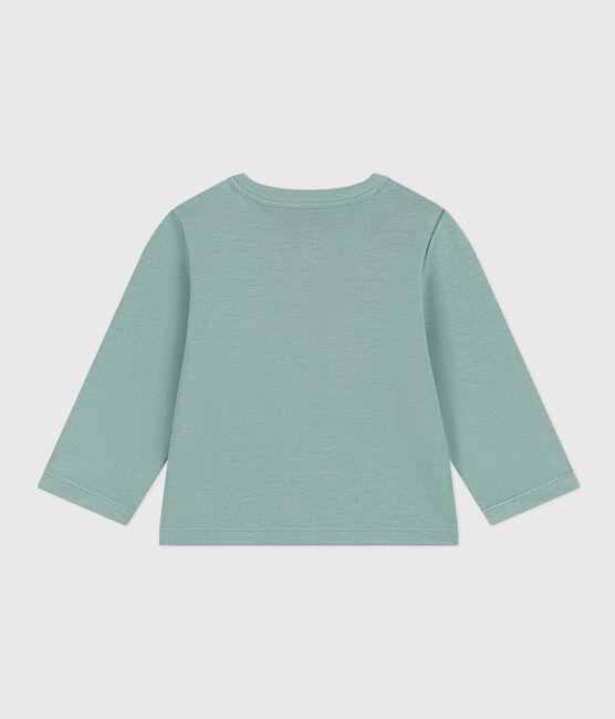 Baby-Cardigan aus dichtem Jersey grün PAUL