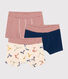 3er-Set Kinder-Boxershorts mit Rollermotiv aus Baumwolle