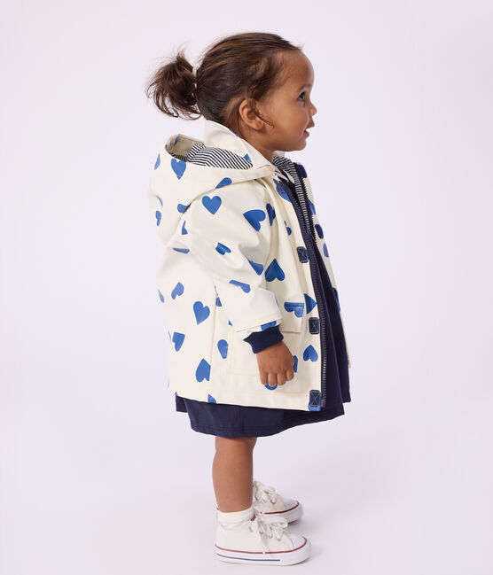Ikonische Baby-Regenjacke blau MILK/ CREPUSCULE