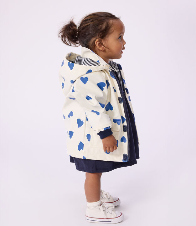 Ikonische Baby-Regenjacke blau/blau