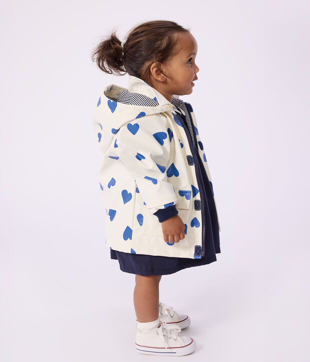 Ikonische Baby-Regenjacke blau/blau