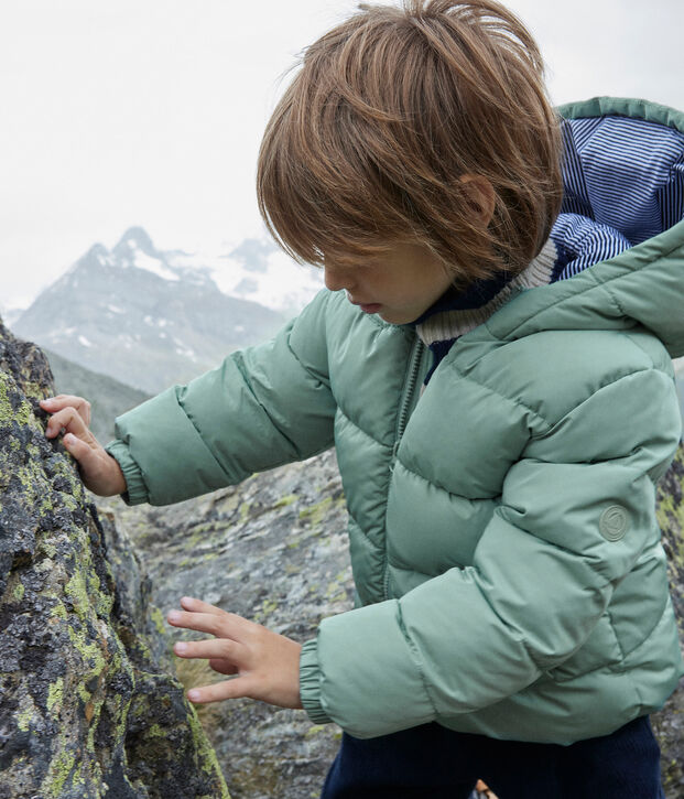 Kinder-Winterjacke gr&uuml;n