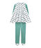 Langer Jungen Overall weiss MARSHMALLOW/weiss MULTICO
