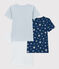 3er-Set kurzärmelige T-Shirts aus Baumwolle mit Sternmotiv für Jungen variante 1