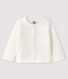Baby-Cardigan aus Doppeljersey für Mädchen