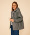 Kurze Damen-Regenjacke grün THUYA