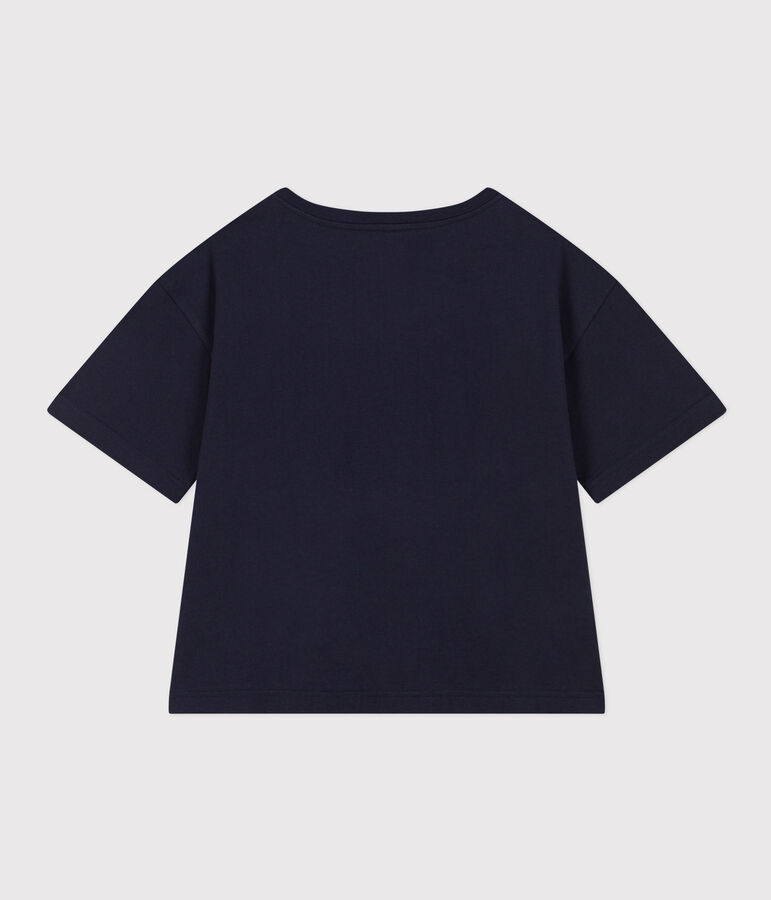 Damen-T-Shirt LE BOXY aus Baumwolle blau