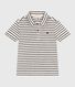 Kurzärmeliges Kinder-Poloshirt aus Baumwolle mit Streifen