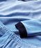 Kinderpyjama aus Baumwolle mit Ringelstreifen für Jungen blau RUISSEAU/weiss MARSHMALLOW