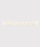 Baby-Haarband aus Baumwolle. weiss MARSHMALLOW/grau ARGENT
