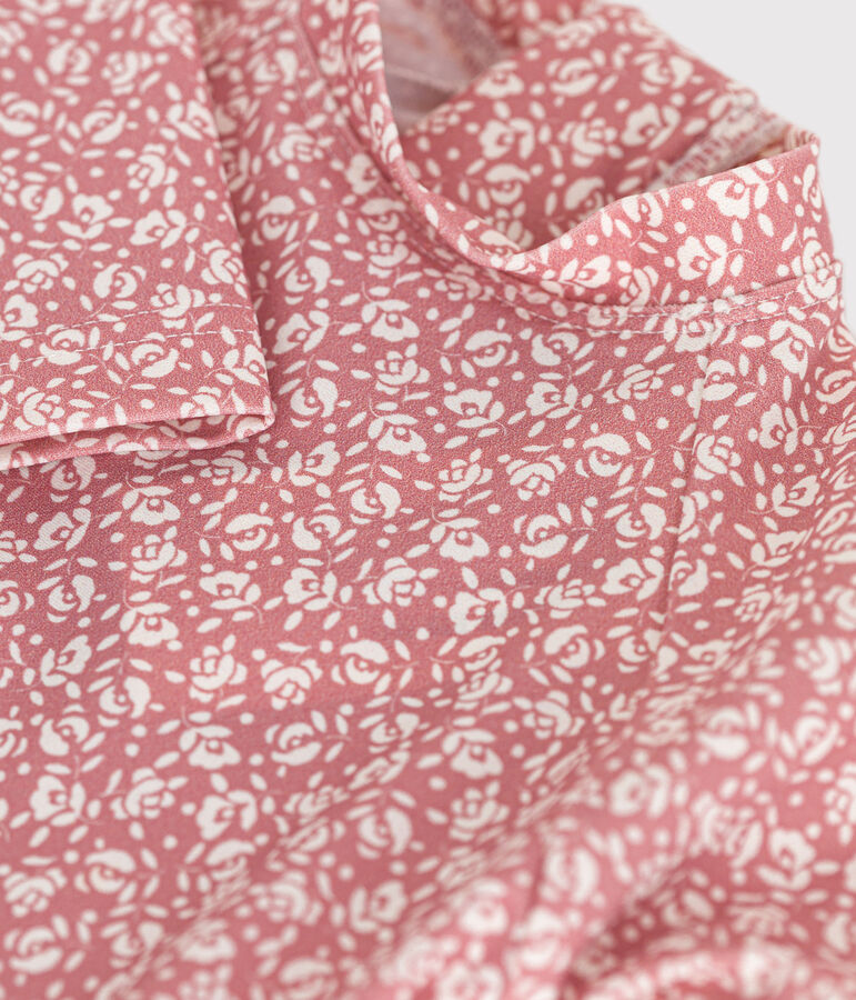 Bade-T-Shirt mit UV-Schutz, Baby rosa/weiss