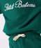 Baby-Sweatshirt aus Baumwolle mit Petit Bateau-Stickerei grün EVERGREEN