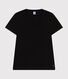 Kurzärmeliges Damen-T-Shirt "Le Droit" mit V-Ausschnitt aus feinem Jersey