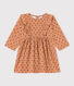 Langärmeliges Babykleid aus Feincord