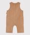 Langer Baby-Overall aus einfarbigem Feincord LATTE