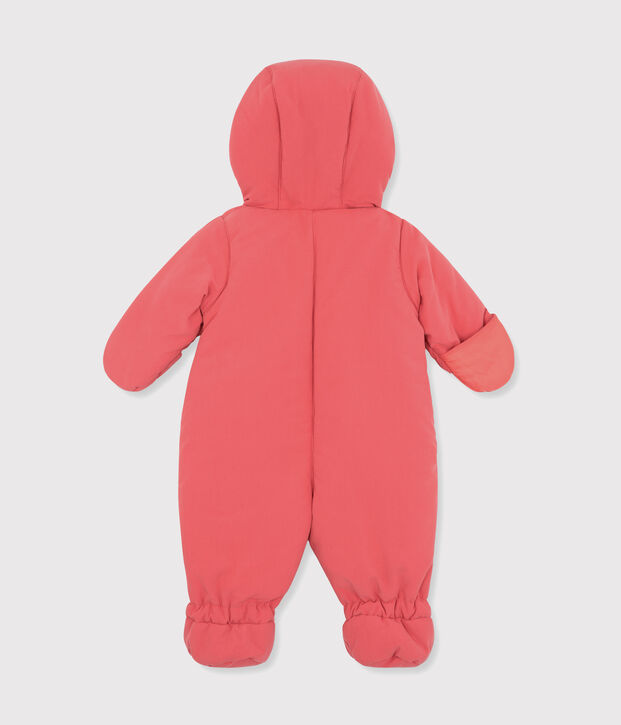 Baby-Schneeanzug aus Mikrofaser M&auml;dchen/Jungen rosa