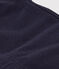 Unifarbenes Damen-Bustier aus Baumwolle und Elastan blau SMOKING