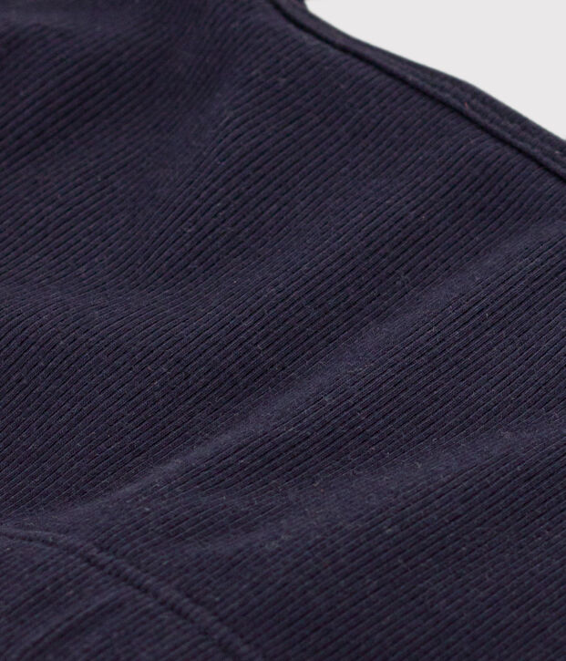 Unifarbenes Damen-Bustier aus Baumwolle und Elastan SMOKING