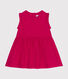Ärmelloses Babykleid aus Leinen