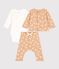 Baby-Set aus bedrucktem Molton TOURONE/ MULTICO