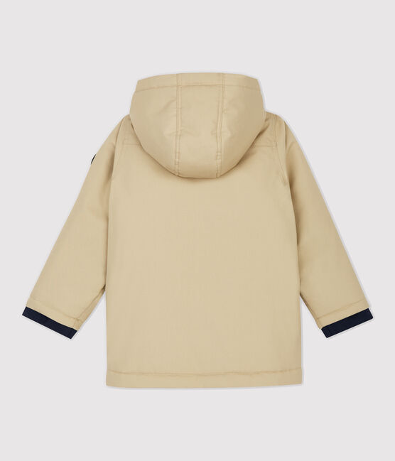 Kinder-Parka aus beschichteter Baumwolle für Jungen beige JERRYCAN