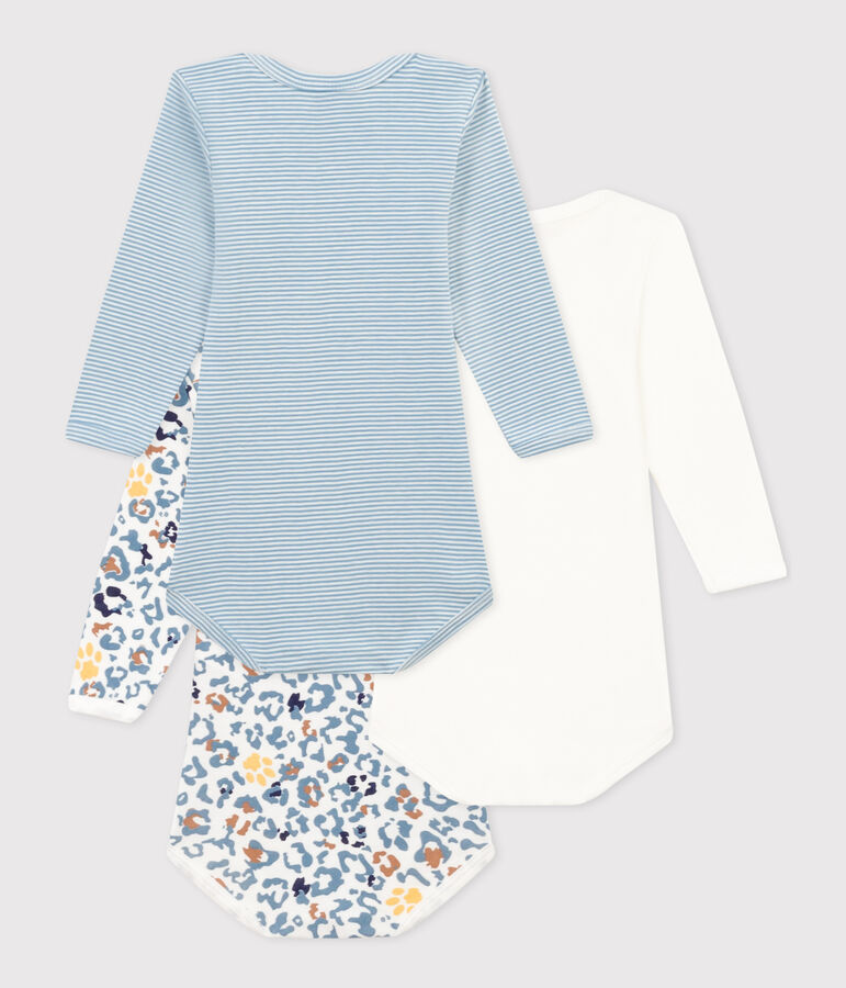 3er-Set lang&auml;rmelige Baby-Bodys aus Baumwolle variante 1