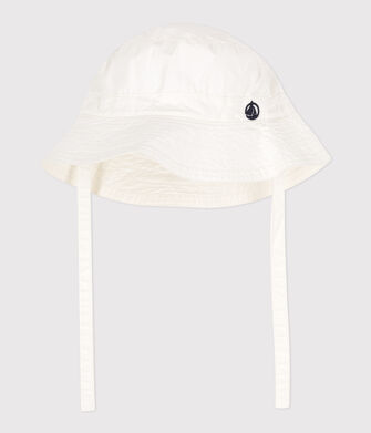 Sonnenhut -Fischerhut aus Baumwoll-Twill mit Bindeb&auml;ndern