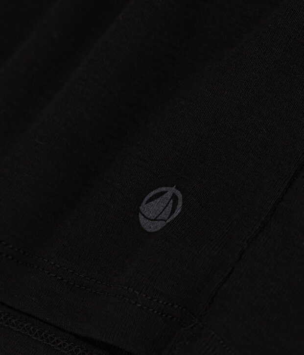 Damen-T-Shirt L&rsquo;ICONIQUE aus Baumwolle mit M&auml;usez&auml;hnchen schwarz