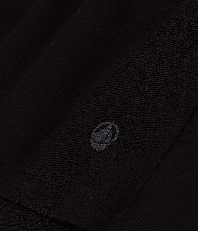 Damen-T-Shirt L&rsquo;ICONIQUE aus Baumwolle mit M&auml;usez&auml;hnchen schwarz