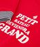 Kinder-Sweatshirt aus gemusterter Baumwolle rot POMPEI