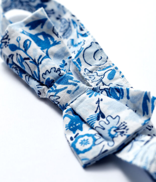 Baby-Fliege mit Printmuster Jungen weiss/vielfarbig
