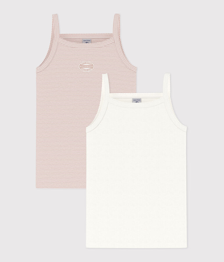 2er-Set Kinder Spaghetti-Tops aus Baumwolle variante 1