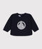 Baby-Sweatshirt aus Molton blau SMOKING