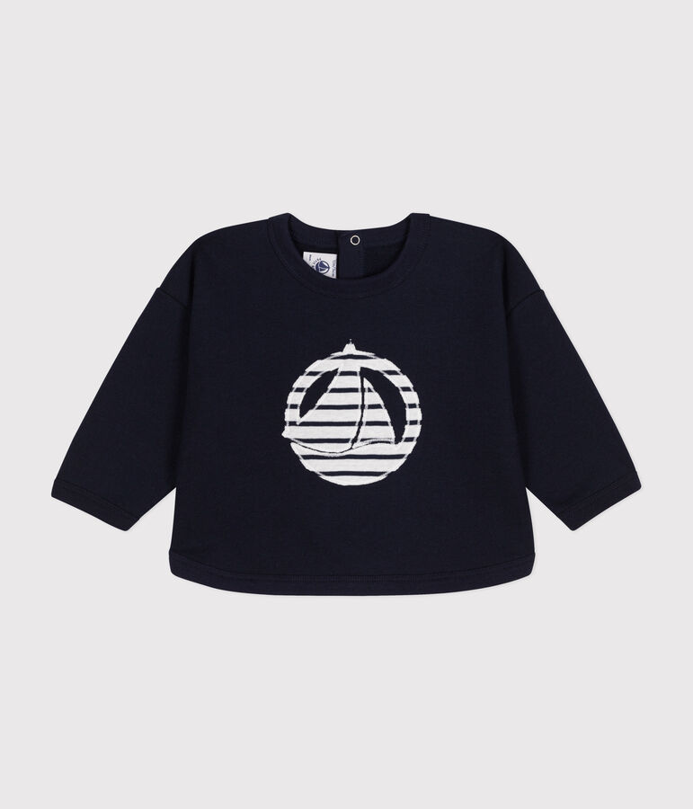 Baby-Sweatshirt aus Molton blau