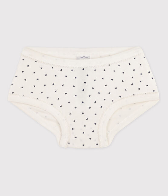 3er-Set Slips aus Baumwolle für Mädchen weiss MARSHMALLOW/blau MEDIEVAL CN