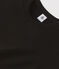 Eng anliegendes T-Shirt mit Rundhalsausschnitt aus Baumwolle für Damen schwarz NOIR