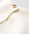 Baby-Cardigan aus Bio-Baumwollstrick weiss MARSHMALLOW